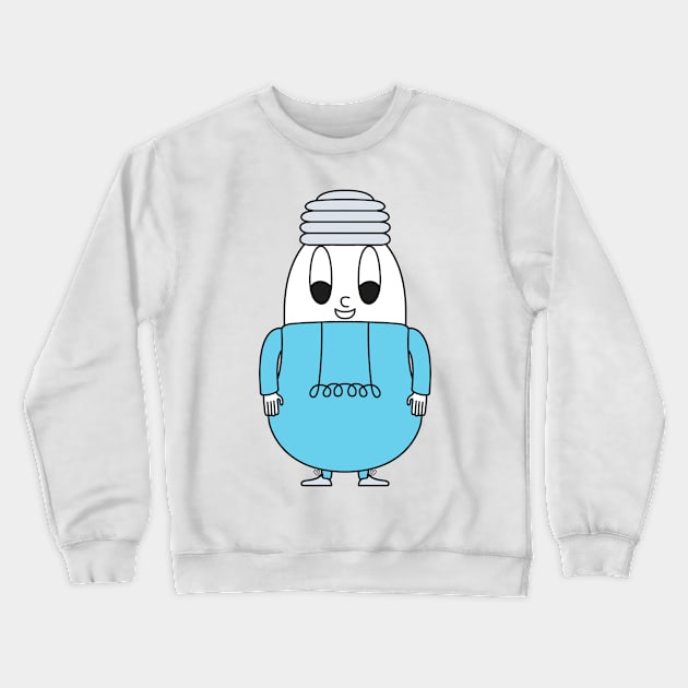 Lightbulb Egg Crewneck Sweatshirt by M.-P.-Mueller